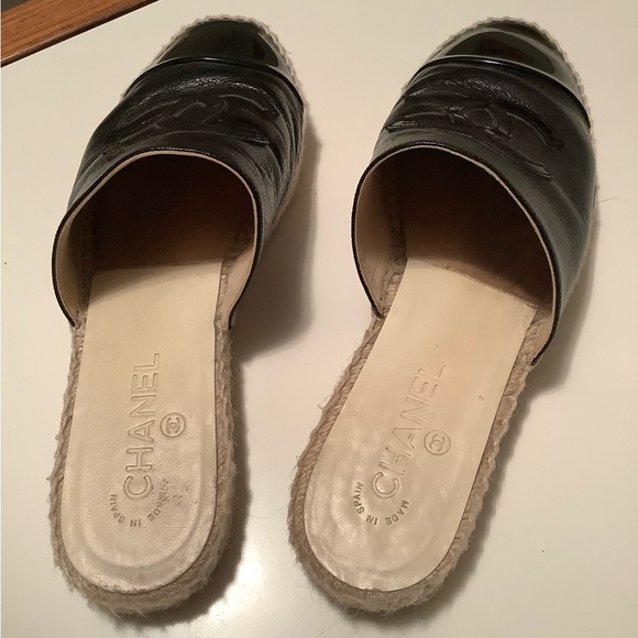 XX SOLD XXChanel espadrille slides - Picture 3 of 11